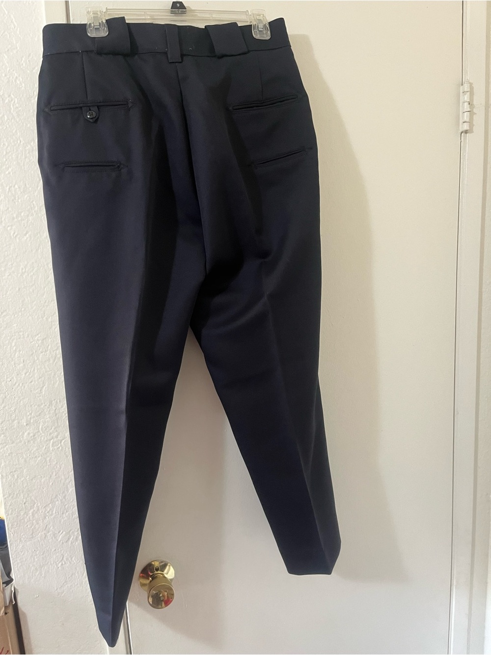 Women’s Black Dress Pants — Tailored Flat Front